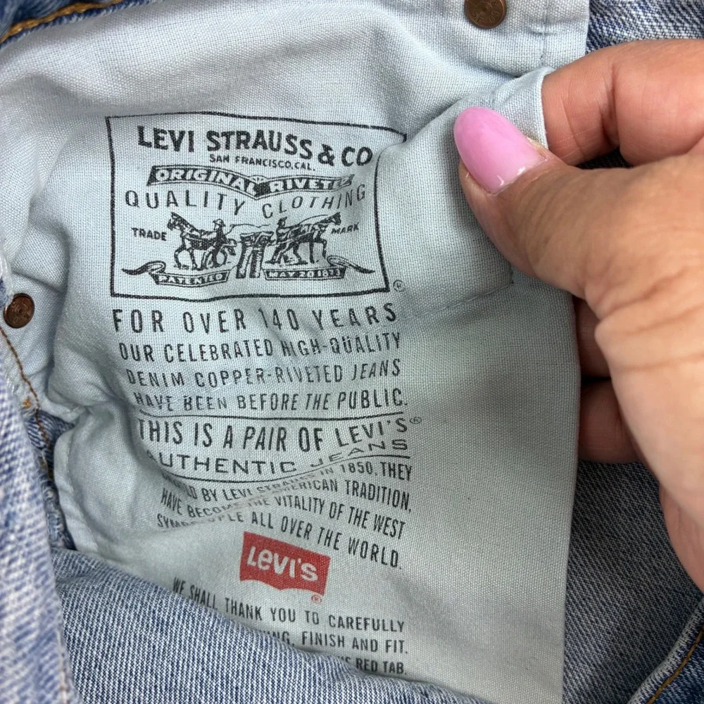 Vintage 90s‎ Levi's 550 Relaxed Fit Tapered Leg Jeans Made USA Puerto Rico 32x31